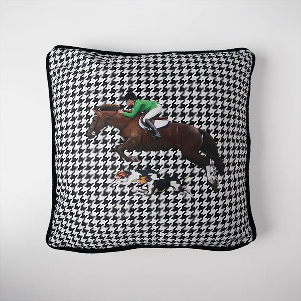 Equestrian Yeşil Ceket Yastık Kılıfı