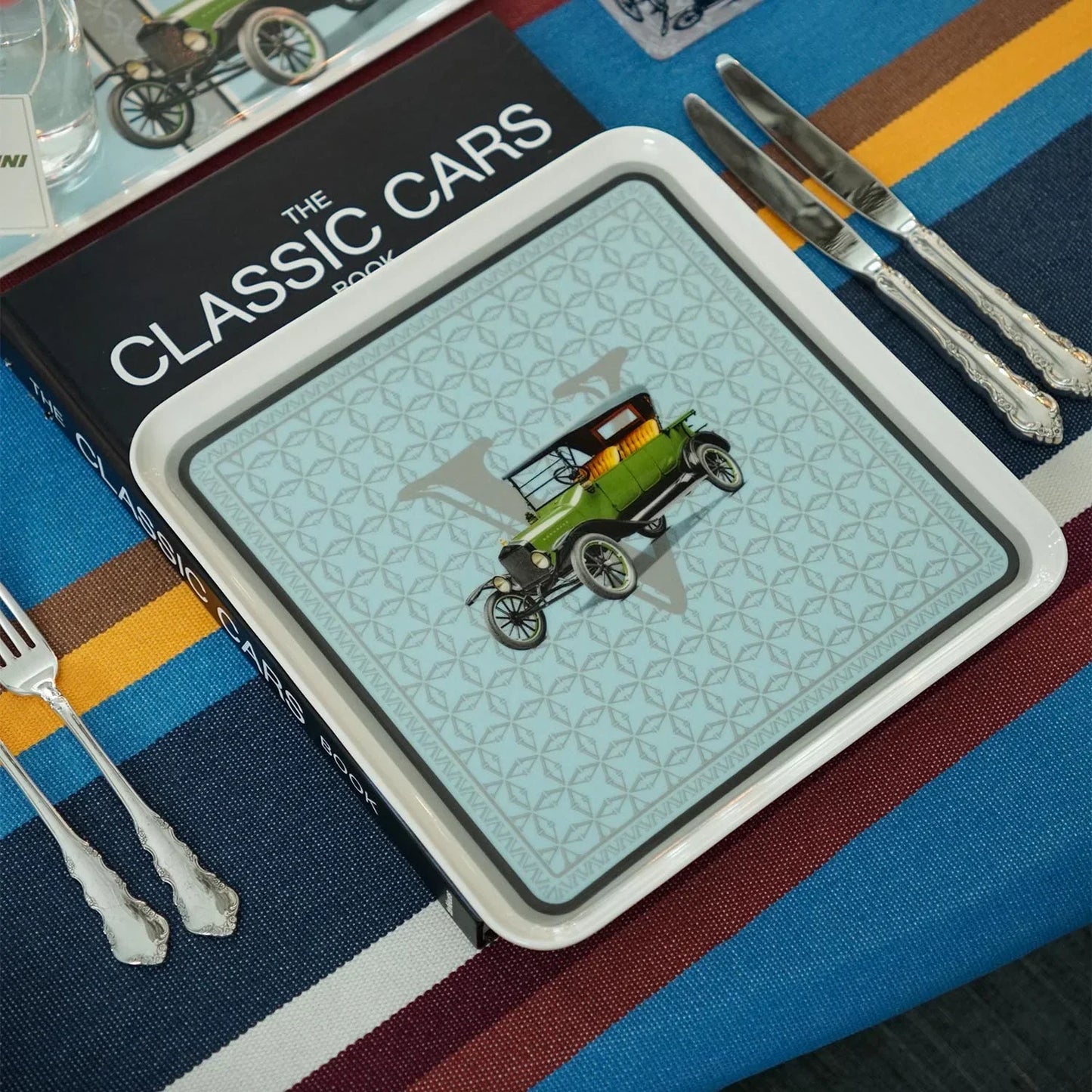 Classic Cars 27 Cm Porselen Tabak